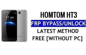 HomTom HT3 FRP 우회 PC 없이 Google Gmail(Android 5.1) 잠금 해제