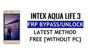 Intex Aqua Life 3 Bypass FRP Buka Kunci Google Gmail (Android 5.1) Tanpa PC