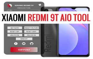 เครื่องมือ Xiaomi Redmi 9T One Click ดาวน์โหลด Auth & FRP Bypass รูปแบบฟรี