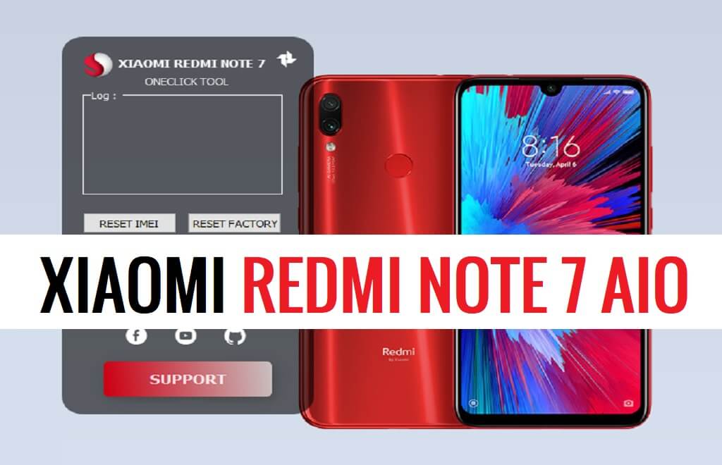 Xiaomi Redmi Note 7 One Click AIO Tool Auth & FRP Bypass herunterladen, Format kostenlos