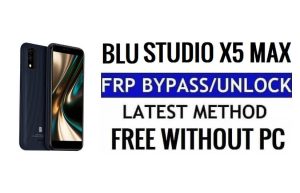 BLU Studio X5 Max FRP Google Bypass 잠금 해제 Android 11 PC 없이 사용 가능