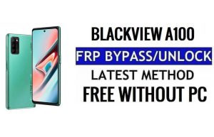 Google FRP Blackview A100'i Atlayın Android 11 PC Olmadan Talkback Yönteminin Kilidini Açın