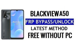 Google FRP Blackview A50'i Atlayın Android 11 PC Olmadan Talkback Yönteminin Kilidini Açın