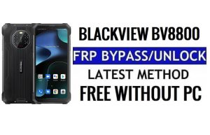 Omzeil Google FRP Blackview BV8800 Android 11 Ontgrendel de Talkback-methode zonder pc