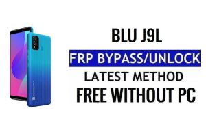Bypass Google FRP BLU J9L Android 11 Go Unlock Talkback Method Without PC