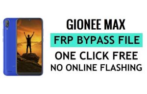 Téléchargement de fichiers Gionee Max FRP par SPD Flash Tool Dernière version gratuite