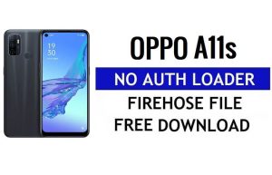 Oppo A11s Kimlik Doğrulaması Yok Firehose Dosyasını Ücretsiz İndirin