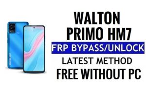 Walton Primo HM7 FRP Android 11'i Atlayın PC Olmadan Google Doğrulamanın Kilidini Açın