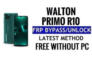Walton Primo R10 FRP Bypass Android 11 Desbloquear la verificación de Google sin PC