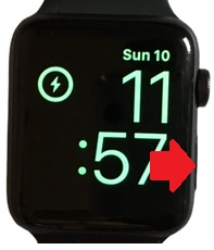 Press the Side key for a while to Apple Watch Series 3 Hard Reset [Factory Reset]