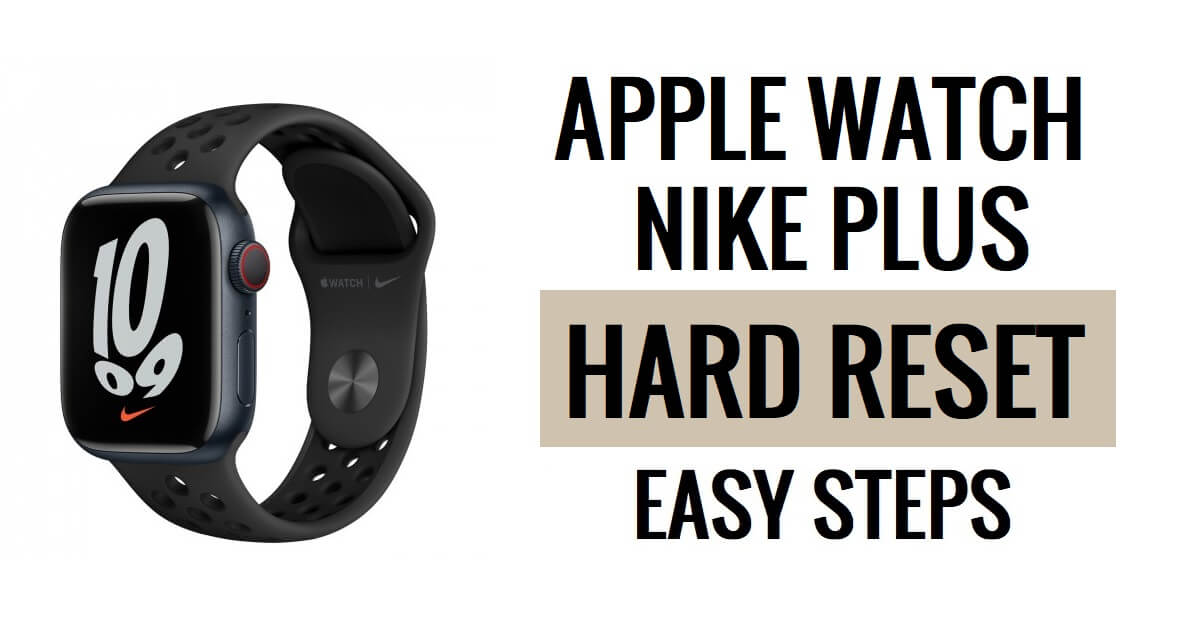 APPLE Watch Nike+ 하드 리셋 방법 [공장 초기화] 쉬운 단계