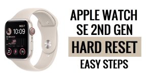 Apple Watch Series SE 2차 하드 리셋 방법 [공장 초기화] 쉬운 단계