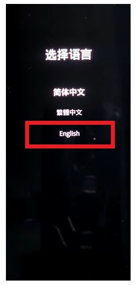Seleccione English to Realme Android 13 Restablecimiento completo [Restablecimiento de fábrica]