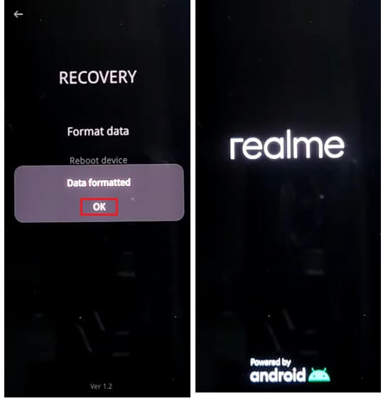 Restablecimiento completo de Realme Android 13 [Restablecimiento de fábrica]