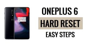OnePlus 6 하드 리셋 및 공장 초기화 방법 쉬운 단계