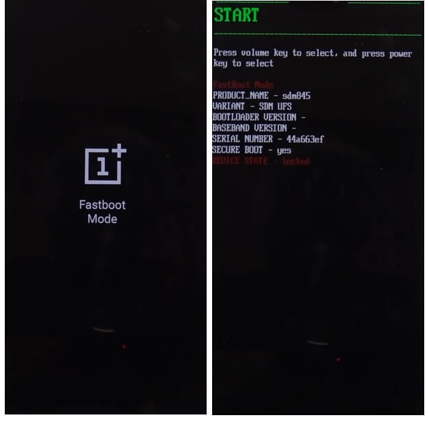 Open OnePlus FB Mode to OnePlus Hard Reset & Factory Reset