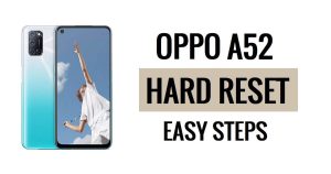 Oppo A52 하드 리셋 및 공장 초기화 쉬운 단계 방법