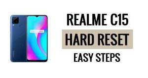 Realme C15 하드 리셋 및 공장 초기화 쉬운 단계 방법
