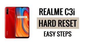 Realme C3i 하드 리셋 및 공장 초기화 쉬운 단계 방법
