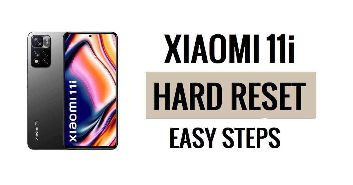 Xiaomi 11i harde reset en fabrieksreset uitvoeren