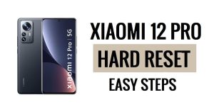 Xiaomi 12 Pro harde reset en fabrieksreset uitvoeren