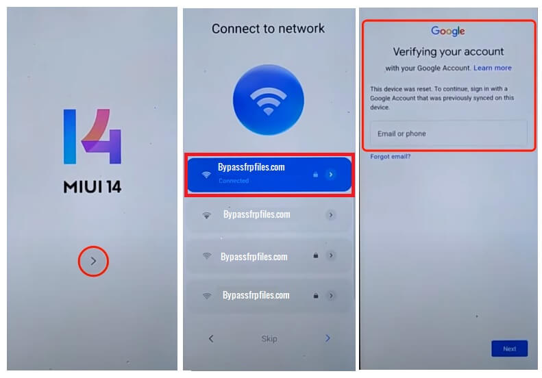 Redmi MIUI 14 FRP Bypass Unlock Google Without PC Latest Method Free