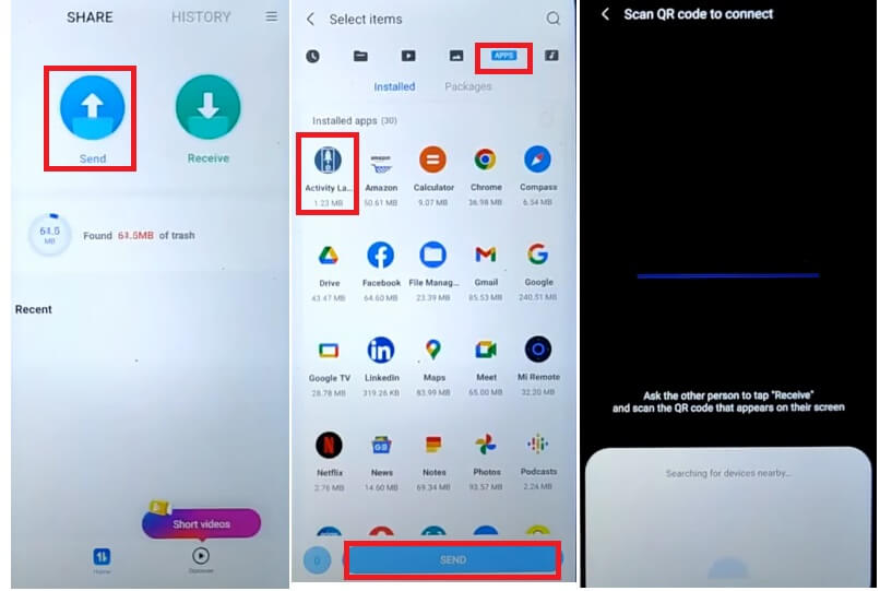 Send Activity launcher to Redmi/Poco MIUI 14 FRP Bypass Unlock Google Without PC Latest Method Free