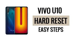 Vivo U10 하드 리셋 및 공장 초기화 방법
