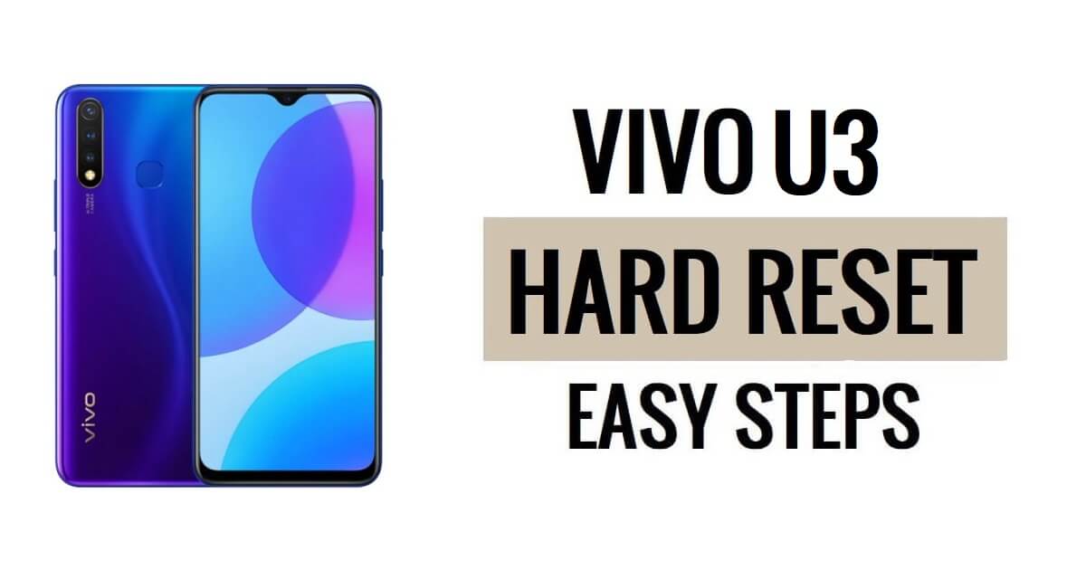 How to Vivo U3 Hard Reset & Factory Reset - Erase All Data