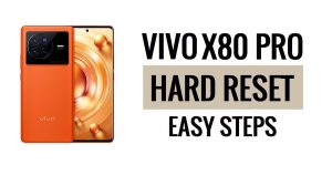 Vivo X80 Pro 하드 리셋 및 공장 초기화 방법