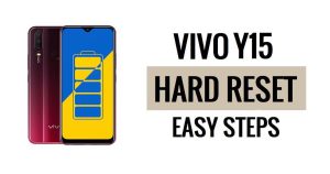 Vivo Y15 하드 리셋 및 공장 초기화 방법