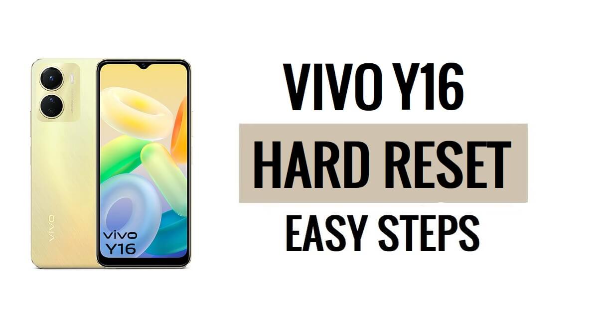 So führen Sie einen Hard Reset und Werksreset des Vivo Y16 durch (3 einfache Möglichkeiten)