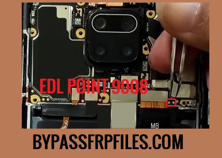 Xiaomi Redmi Note 9 Pro EDL Point (Test Point) Reboot to EDL Mode 9008