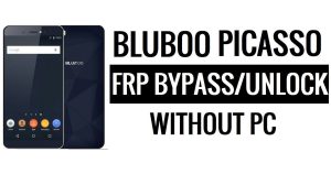 Bluboo Picasso FRP Bypass desbloquear Google Gmail (Android 5.1) sem PC