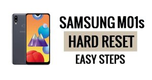 Samsung M01s 하드 리셋 방법 &