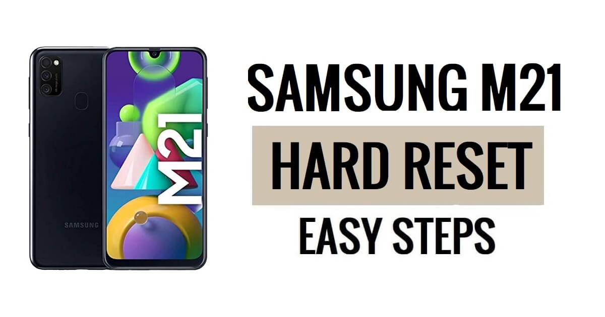 So führen Sie einen Hard Reset und Werksreset des Samsung M21 durch