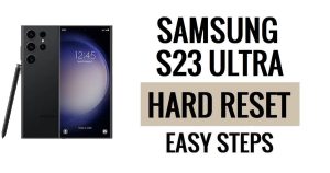 Samsung S23 Ultra 하드 리셋 및 공장 초기화 방법