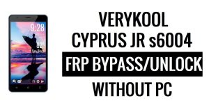 Verykool Кипр JR s6004 Обход FRP (Android 6.0) Разблокировка Google Lock без ПК