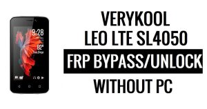 Verykool Leo LTE SL4050 FRP Bypass Unlock Google Gmail (Android 5.1) Without PC
