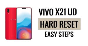 Vivo X21 UD 하드 리셋 및 공장 초기화 방법