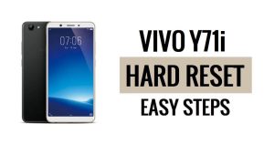 Vivo Y71i 하드 리셋 및 공장 초기화(모든 데이터 삭제) 방법