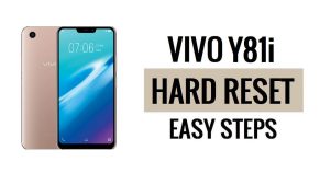 Vivo Y81i 하드 리셋 및 공장 초기화(모든 데이터 삭제) 방법