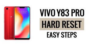 Vivo Y83 Pro 하드 리셋 및 공장 초기화 방법