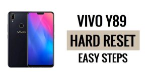 كيفية إعادة ضبط الهاتف الثابت وإعادة ضبط المصنع لـ Vivo Y89