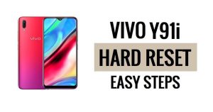 Vivo Y91i 하드 리셋 및 공장 초기화 방법