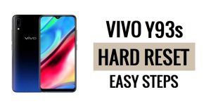 Vivo Y93s 하드 리셋 및 공장 초기화 방법