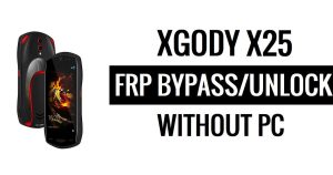 Xgody X25 FRP Bypass Fix YouTube-update (Android 8.1) – Ontgrendel Google zonder pc