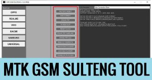 MTK Gsm Sulteng Tool v1.3.9 Завантажте останню версію безкоштовно