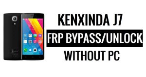 Kenxinda J7 FRP Bypass Sblocca Google senza PC (Android 5.1)