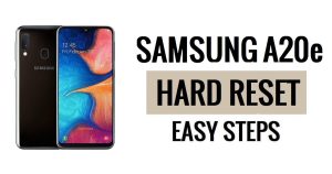 How to Samsung A20e Hard Reset & Factory Reset